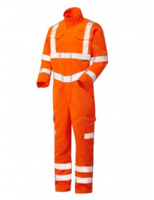 Leo Molland Poly/Cotton coverall High Visibility